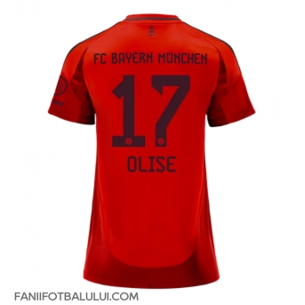 Bayern Munich Michael Olise #17 Tricou Fotbal Replică 2024-25 Femei Acasa